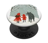 Racconto di Cappuccetto Rosso per un costume da viaggio magico PopSockets PopGrip Adesivo