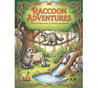 Raccoon Adventures: A Cute Wildlife Coloring Book