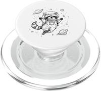 Raccoon Astronauta Space Explorer Cosmic Adventure PopSockets PopGrip per MagSafe