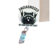 Raccoon Badge Reel, Funny Nurse Clip, Cute ID Cards Holder, Retractable Work Charm, Animal-Themed Accessory, Playful Design for Students Nurses Doctors Teachers Medical Staff