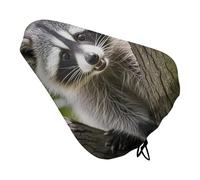 Raccoon - Coprisedile impermeabile per cyclette, con coulisse, per pioggia, neve, polvere, città, mountain bike