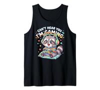 Raccoon Gaming Can't Hear You I'm Gaming Common Raccoon Canotta