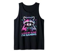 Raccoon Gaming Leave Me Alone I'm Gaming Canotta