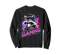 Raccoon Gaming Sorry I Can't Hear You I'm Gaming Felpa