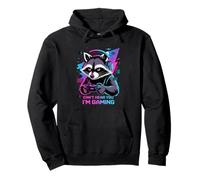 Raccoon Gaming Sorry I Can't Hear You I'm Gaming Felpa con Cappuccio