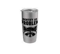 Raccoon I identifico come un problema Bicchiere termico in acciaio inox doppia parete