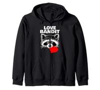 Raccoon Love Bandito Felpa con Cappuccio