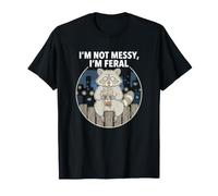 Raccoon Lover I'm Not Messy I'm Selvaggio Selvaggio Maglietta