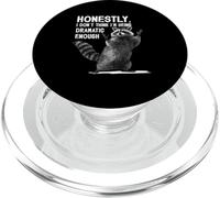 Raccoon Onestamente non penso di essere abbastanza drammatico PopSockets PopGrip per MagSafe