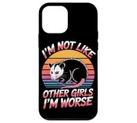 Raccoon Oppossum Non sono come le altre ragazze, sono peggio Custodia per iPhone 12 mini