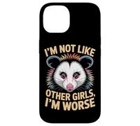 Raccoon Oppossum Non sono come le altre ragazze, sono peggio Custodia per iPhone 14