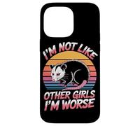 Raccoon Oppossum Non sono come le altre ragazze, sono peggio Custodia per iPhone 14 Pro Max