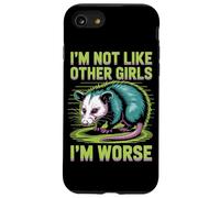 Raccoon Oppossum Non sono come le altre ragazze, sono peggio Custodia per iPhone SE (2020) / 7 / 8