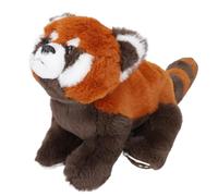Raccoon peluche di peluche animali di peluche morbido comodo comodo realistico design cartone animato fatto a mano multicolore abbraccio gioca bambini per bambini appassionati (Posizione seduta)