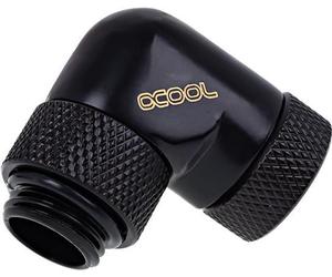 RACCORD COUDÉ POUR G1/4 ALPHACOOL EISZAPFEN (NOIR) NEW