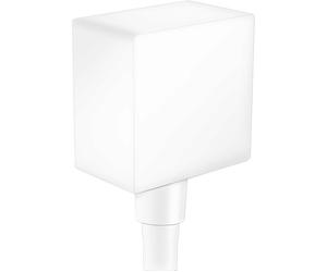 raccord de tuyau AXOR Starck FixFit de taille artisanale avec clapet anti-retour et cornière en plastique, 26455700, 26455700, Colorazione: bianco opaco