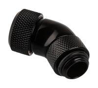 RACCORD ROTATIF À 45° À COMPRESSION POUR TUBE Ø13MM - G1/4 ALPHACOOL EISZAPFEN (NOIR) NEW