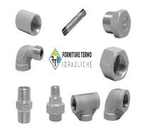 RACCORDERIA ACCIAIO INOX AISI 316 CURVA TES NIPPLES MANICOTTO TAPPO BOCCHETTONE