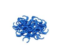 Raccordi a connessione rapida in plastica | Tubo multicolore da 6,35/9,53 mm a maschio: purificatore d'acqua for acquario RO(Blue Clip 3i8-50pcs)