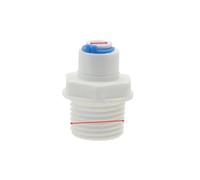 Raccordi a connessione rapida in plastica | Tubo multicolore da 6,35/9,53 mm a maschio: purificatore d'acqua for acquario RO(Pc 6.35mm-1i2)