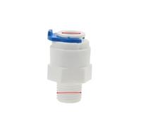 Raccordi a connessione rapida in plastica | Tubo multicolore da 6,35/9,53 mm a maschio: purificatore d'acqua for acquario RO(Pc 9.53mm-1i4)
