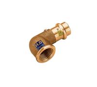 RACCORDI A PRESSARE RAME E BRONZO PER ACQUA E GAS D.15-18-22 RACCORDO RAME PRESS