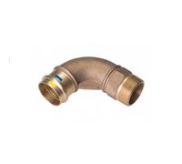 RACCORDI A PRESSARE RAME E BRONZO PER ACQUA E GAS D.15-18-22 RACCORDO RAME PRESS