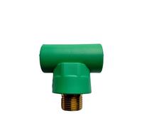 Raccordi a Saldare ppr per Tubo Polifusione Diametro 20 Plastica per Impianti (T 20x1/2 maschio)