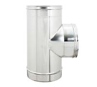 RACCORDI A T IN ACCIAIO INOX AISI 304 per stufe