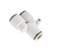 Raccordi a T pneumatici tipo Y da 13 pezzi KQ2U Connettori aria push-to-connect uguali e riducenti(KQ2U04-00)