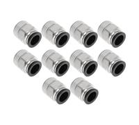 Raccordi Aria 1/2" Push to Connect per Linea Aerea 10pz Nero Argento BSPT
