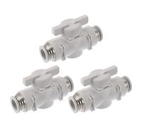 Raccordi Aria Push to Connect 1/2" 3pz Bianco Tono Argento per Veicoli