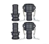 Raccordi Camlock 1-1/2 C+E realizzati in polipropilene resistente al calore per connessioni sicure dei tubi flessibili nei sistemi di trasferimento commerciali