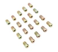 Raccordi della del Freno Assortimento, 20 Pezzi M10 X 1 Mm Inverte Invertibile per Tubo da 3/16 Pollici, Metallo Robusto, Fili 3/8, Automobili, SUV, ATV, Camion, Rassresistanti,