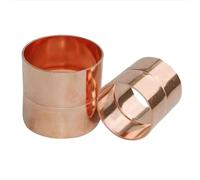 Raccordi di accoppiamento diritti in rame da 10 pezzi - ID 16mm-50mm, spessore 1,5 mm for HVAC e impianti idraulici(ID42*T1.5mm)