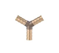 raccordi di gancio del tubo flessibile, Raccordo for tubo flessibile in ottone, gomito dritto, T 3 vie, Y 3 vie, 4 vie, 6 mm-19 mm(Y 3 Way,8mm Barb)