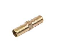 raccordi di gancio del tubo flessibile, Raccordo for tubo in ottone con attacco a gomito dritto TYX for tubo flessibile con diametro interno di 6-19 mm, colore oro(Straight I Shap,12mm Barb)