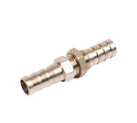 raccordi di gancio del tubo flessibile, Raccordo for tubo in ottone con attacco a gomito dritto TYX for tubo flessibile con diametro interno di 6-19 mm, colore oro(Straight With Screw,14mm Barb)