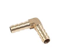 raccordi di gancio del tubo flessibile, Raccordo for tubo in ottone con attacco a gomito dritto TYX for tubo flessibile con diametro interno di 6-19 mm, colore oro(Elbow 2 Way,16mm Barb)