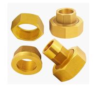 Raccordi for tubi 1 pz ottone 1/2" 3/4" 1" 1-1/2" 2" femmina filettato boccola esagonale riduttore raccordo for tubo in rame adattatore for acqua e gas connettore(1 1I2 To 3I4)