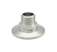 Raccordi for tubi con collare filettato sanitario BSPT DN8 DN10 DN15 DN20 DN25 SS304 in acciaio inossidabile, 25,4 50,5 64 mm, adattatore fatto in casa(Internal thread,DN10 FERRULE 64MM_1 PCS)