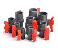 Raccordi for tubi da giardino in PVC grigio con filettatura e presa da 1/2" 3/4" 1" 1,2" 1,5" ID adattatore for collegamento interruttore valvola 20/25/32/40/50 mm(1.2")