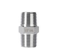Raccordi for tubi in acciaio inossidabile 304 316, raccordo maschio, filettatura NPT BSPT 1/8"1/4"3/8"1/2" 3/4"1"2" 6000 psi(BSPT1 - BSPT1I2)