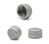 Raccordi for tubi in acciaio inossidabile 304 filettati da 1/4"3/8"1/2"3/4"1"1-1/4"2" Giunto a gomito a 3 vie e 4 vie Adattatore di giunzione(Cover,3/4")