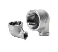 Raccordi for tubi in acciaio inossidabile SS 304 con filettatura femmina BSPT di riduzione da 1 pezzo(90 Eblow 3l8F-1l4F)