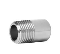 Raccordi for tubi maschi in acciaio inossidabile 304, nippli di saldatura, adattatore di accoppiamento, filettatura BSPT"1/2" 3/4"1" alta pressione 6000 psi(1/2")