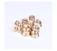 Raccordi for tubi Raccordo for con boccola esagonale in ottone 1/8 1/4 3/8 1/2 3/4 Filettato da F a M Riduzione in rame for acqua e gas