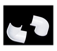 Raccordi for tubi semicircolari in PVC, gomiti a U, tappi terminali a T | Collega, gira, dirama e tappa i tubi semitondi in PVC for un programma di canali d'acqua flessibili(Type 4,75mm/3.0in)