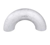 Raccordi for tubi senza saldatura saldati e stampati in acciaio inossidabile 304, gomito a 180 gradi, curva a U, raggio lungo, grado industriale(57-3)