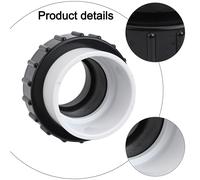 Raccordi Giunti Scorrevoli Set 2 PVC Compatibile con Vari Sistemi Piscina